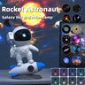 XENORA PUZZLE WOODEN - Rocket Astronaut Galaxy Starry Sky Projector Lamp Desktop